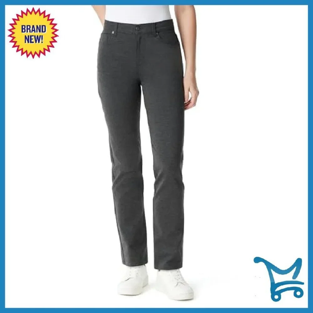 High Rise Knit Pants with Pockets, 31